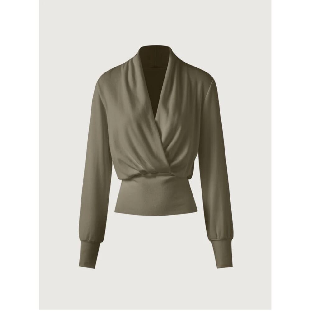 OGL ProWarm Surplice Tuckable Top NWT SIZE S